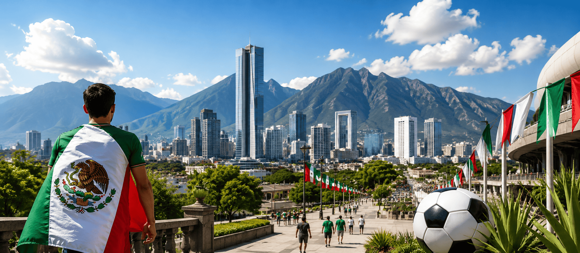 Cerro de la Silla y skyline de Monterrey